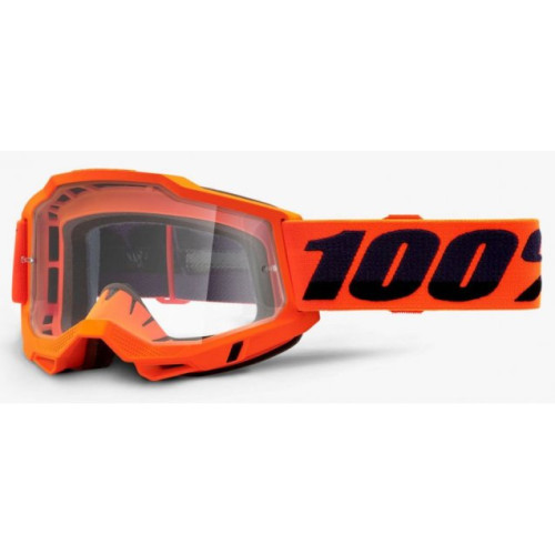 Мото окуляри 100% ACCURI 2 Goggle Orange - Clear Lens