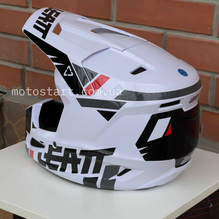 Шолом Leatt Helmet Moto 2.5 White