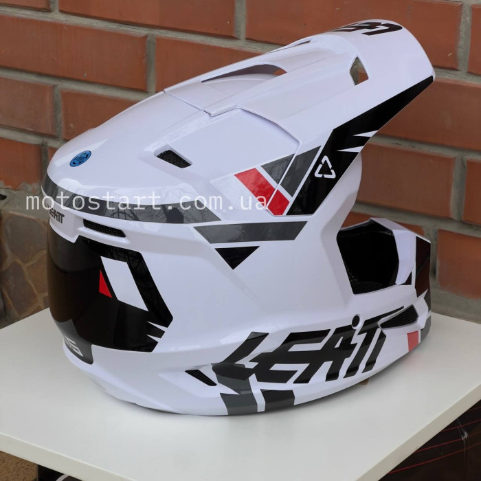Шолом Leatt Helmet Moto 2.5 White