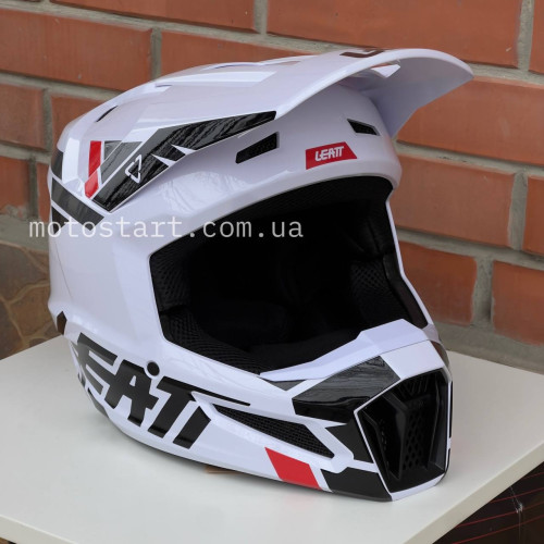 Шолом Leatt Helmet Moto 2.5 White