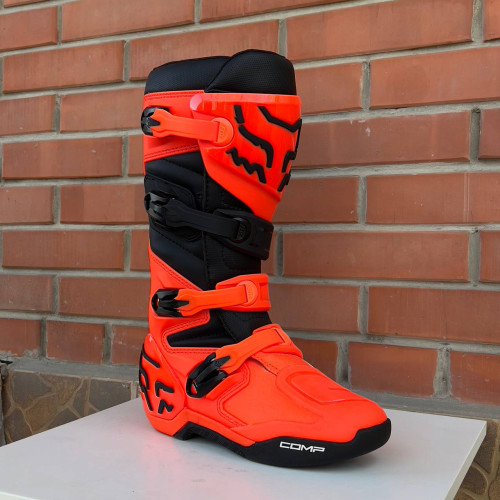 Мотоботи FOX COMP Youth Boot [Flo Orange] підліткові
