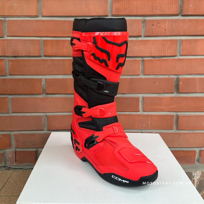 Мотоботи FOX COMP BOOT [Flo Red]