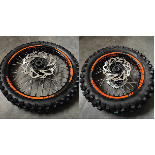 Колеса в зборі (диски гальм.+зірка+шина) ENDURO 19/16 (перед+зад) -- Terrax 250 NEW 2019