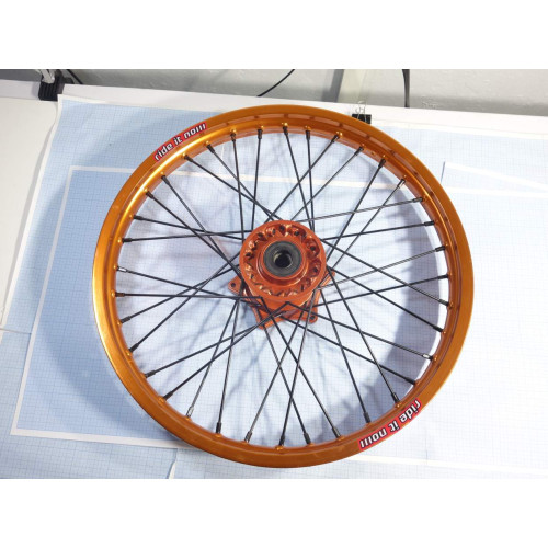 Диск колісний передн. спицьований 19x1,6' оранж./оранж. Terrax 250 NEW 2019