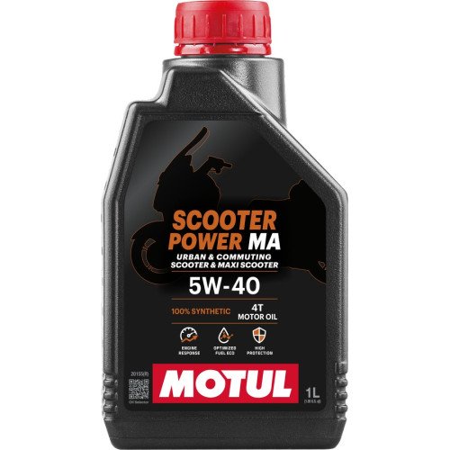 Масло  Motul SCOOTER POWER 4T SAE 5W40 MA (1L)