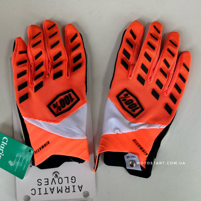 Рукавиці Ride 100% AIRMATIC Glove Fluo orange