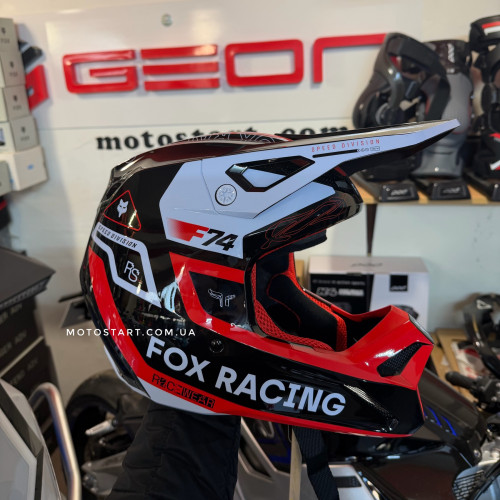 Шолом FOX V1 HELMET - RACE SPEC [Flo Red]