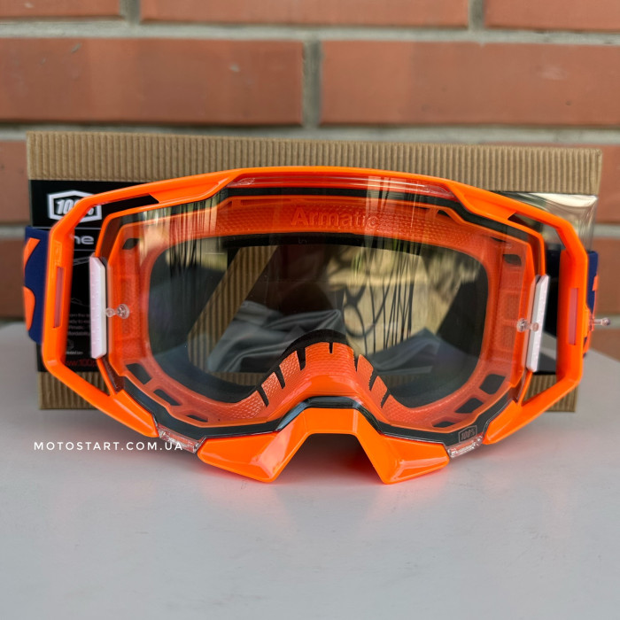 "Окуляри 100% ARMATIC Goggle [Neon Orange]