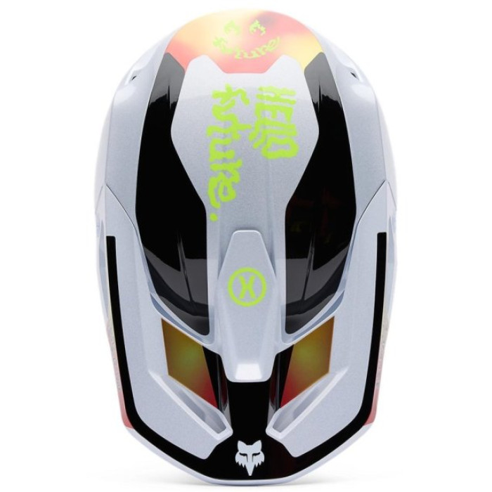 Шолом FOX V1 HELMET - HELLO FUTURE [White]